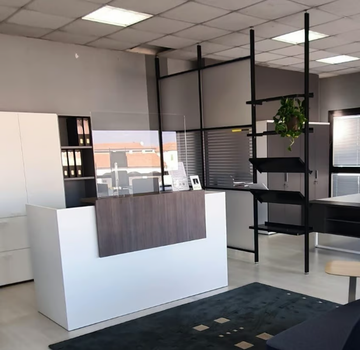 TETRIX CIELO-TERRA - Modular aluminium office screen by STUDIO T - view 3